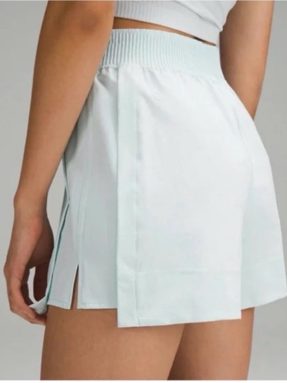 Lululemon sheer blue Stretch Woven Relaxed-Fit High-Rise Short 4”